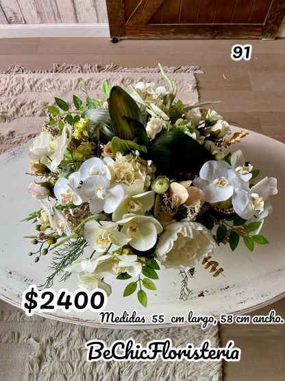 Arreglo floral orquídeas 91
