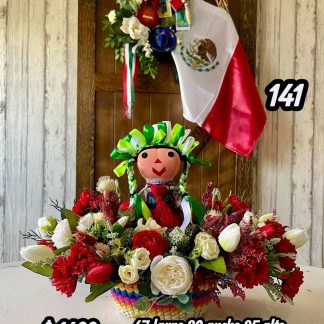 Arreglo floral de mes patrio no. 141